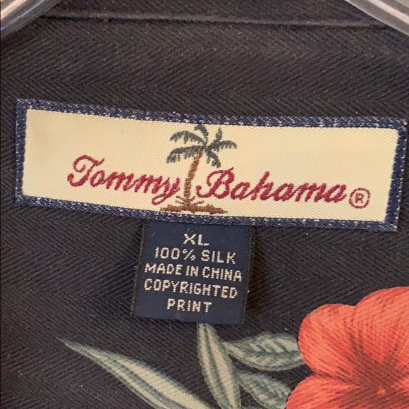 Vintage Tommy Bahama Flora 100% Silk Shirt - Picture 4 of 5